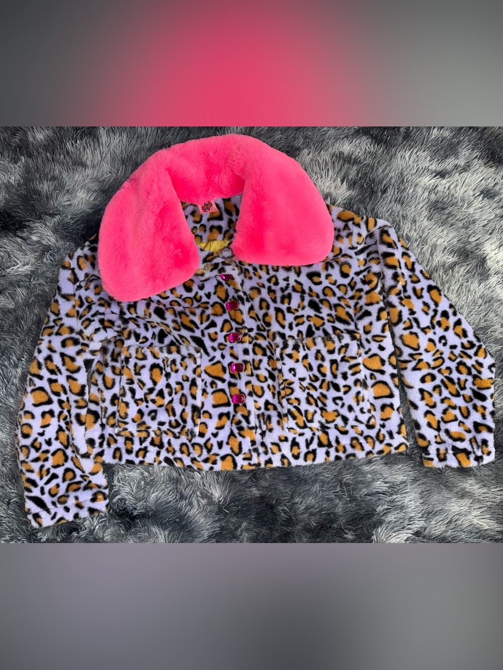 Queen of Sparkles Cheetah Jacket - Picture 2 of 2